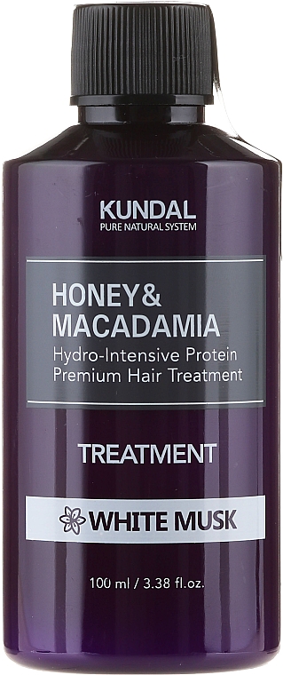 Кондиціонер для волосся "Білий мускус" - Kundal Honey & Macadamia Treatment White Musk