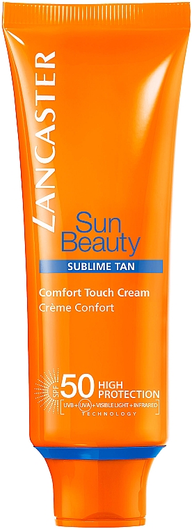 lancaster sun beauty comfort touch cream gentle tan spf 50