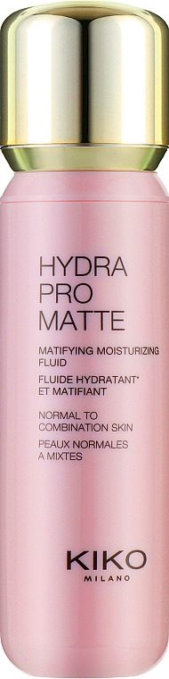 Увлажняющий матирующий флюид для лица - Kiko Milano Hydra Pro Matte Moisturising Fluid — фото N1