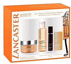 Духи, Парфюмерия, косметика Набор - Lancaster Suractif Comfort Lift Comforting Set (cr/3ml + cr/50ml + ser/10ml + cleanser/100ml) 