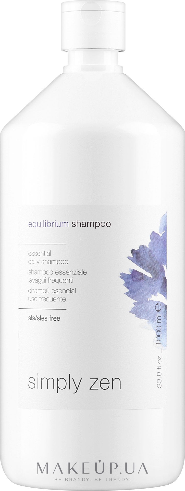Профилактический шампунь для волос - Z. One Concept Simply Zen Equilibrium Shampoo  — фото 1000ml