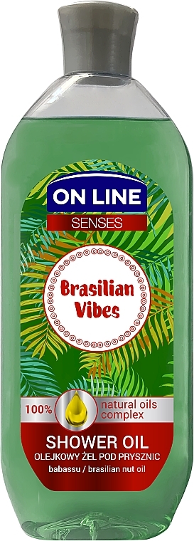 Масло для душа - On Line Senses Shower Oil Brasilian Vibes — фото N1