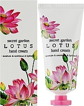 Крем для рук з екстрактом лотоса - Jigott Secret Garden Lotus Hand Cream — фото N2