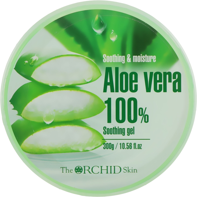 Зволожувальний гель зі 100 % екстракту алое для обличчя і тіла - The Orchid Skin Soothing Gel Aloe Vera — фото N1