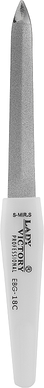 Пилка EBG-18С металева з білою ручкою - Lady Victory — фото N1