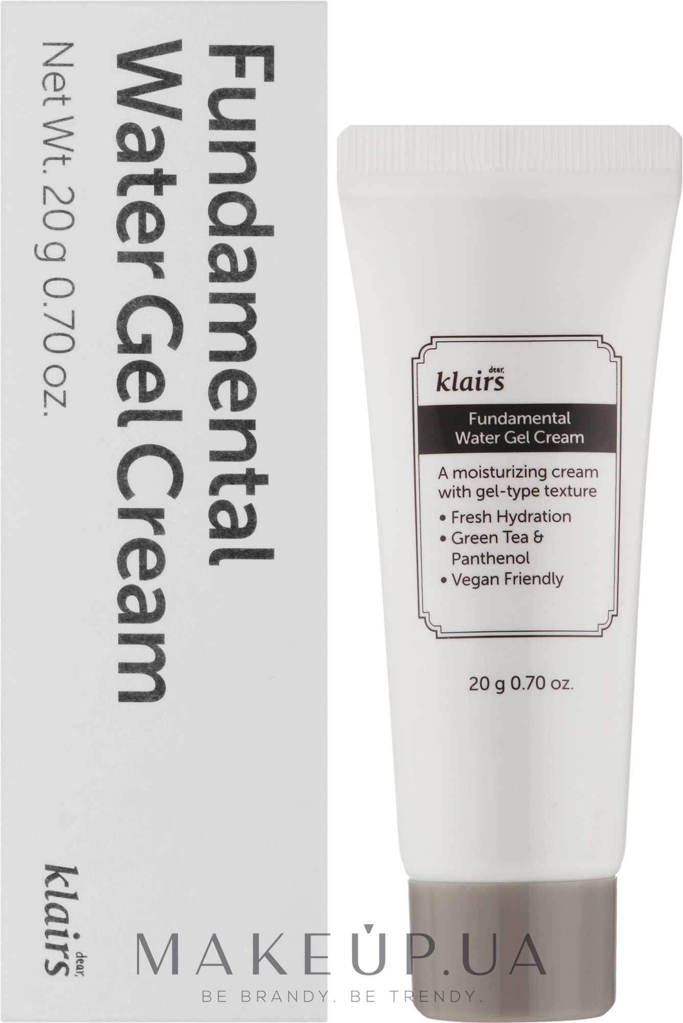 Антиоксидантний гель для обличчя - Klairs Fundamental Watery Gel Cream (міні) — фото 20ml