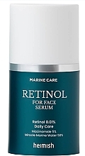 Антивікова сироватка з ретинолом і 5% ніацинаміду - Heimish Marine Care Retinol For Face Serum — фото N1