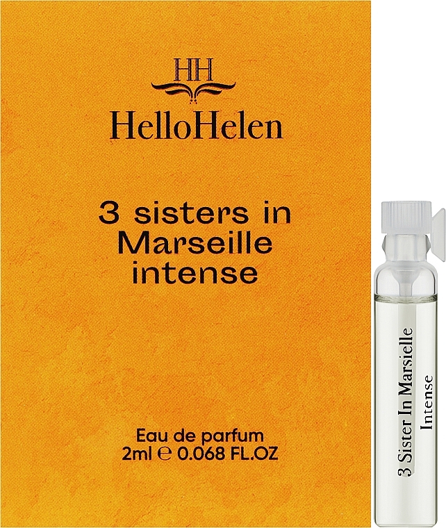 HelloHelen 3 Sisters In Marseille Intense - Парфюмированная вода (пробник)