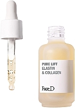 Парфумерія, косметика Реструктурувальна антивікова сироватка - FaceD Pure Lift Elastin & Collagen