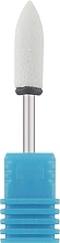 Фреза корундовая "Пуля большая удлиненная", диаметр 6.0 мм, 45-2, белая - Nail Drill — фото N1