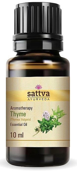 Ефірна олія "Чебрець" - Sattva Ayurveda Thyme Essential Oil — фото N1