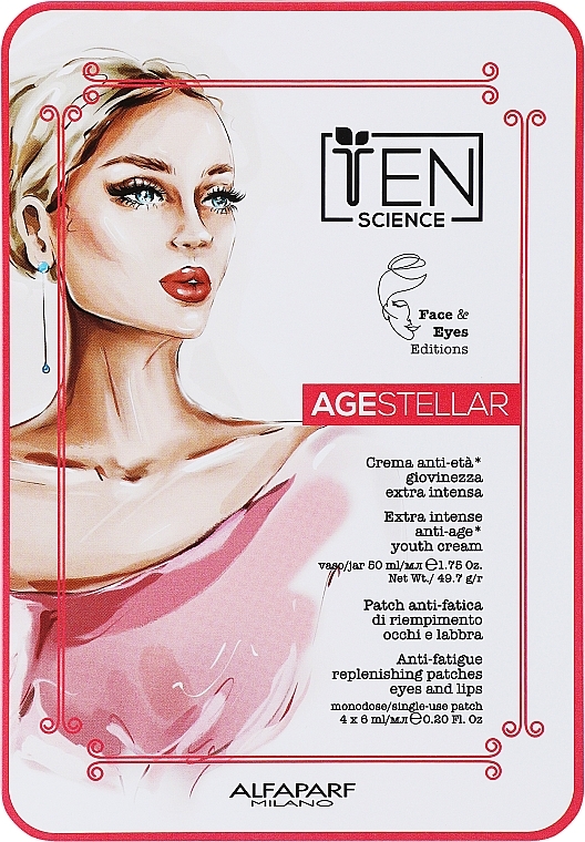 Набір - Ten Science Age Stellar Kit(f/cr/50 g + patch/4 pcs) — фото N1