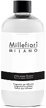 Парфумерія, косметика Наповнення для аромадифузора - Millefiori Milano Natural White Paper Flowers Diffuser Refill