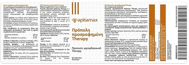 Пищевая добавка "Прополис адсорбированный" - Apitamax Therapy — фото N2