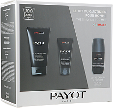 Парфумерія, косметика Набір - Payot Homme Optimale (f/gel/150ml + aft/sh/50ml + deo/75ml) *