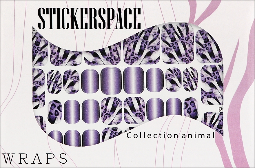 Дизайнерские наклейки для педикюра "Smokey pedi" - StickersSpace — фото N1