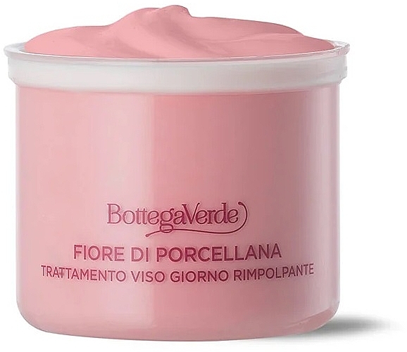 Денний крем для обличчя - Bottega Verde Fiore Di Porcellana Plumping Day Face Treatment Refill (змінний блок) — фото N1