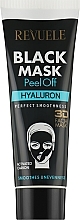 Чорна маска для обличчя "Гіалурон" - Revuele Black Mask Peel Off Hyaluron — фото N1