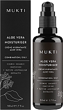 Зволожувальний крем для обличчя з алое вера - Mukti Organics Aloe Vera Moisturiser — фото N2