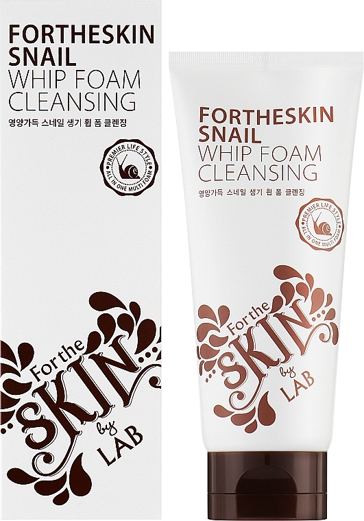 УЦЕНКА Пенка для умывания с муцином улитки - Fortheskin Snail Whip Foam Cleansing * — фото N2