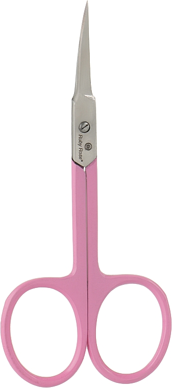 Ножницы для кутикулы розовые, HB-151 - Ruby Rose — фото N1