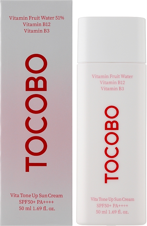 Тонувальний сонцезахисний крем - Tocobo Vita Tone Up Sun Cream SPF50+ PA++++ — фото N2
