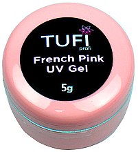 Гель для нарощування нігтів "French Pink" - Tufi Profi UV Gel — фото N3
