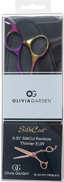 Ножницы для стрижки Silkcut 6,35 - Olivia Garden Rainbow — фото N2