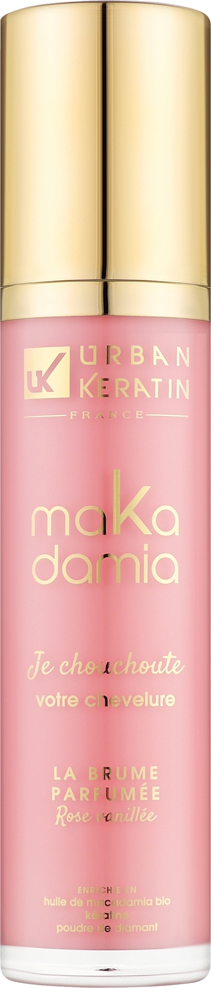 Мист парфюмированный для волос "Rose Vanillee" - Urban Keratin Makadamia Mist — фото 100ml