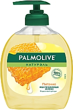 Жидкое мыло "Мед и Увлажняющее Молочко" - Palmolive Naturel — фото N3
