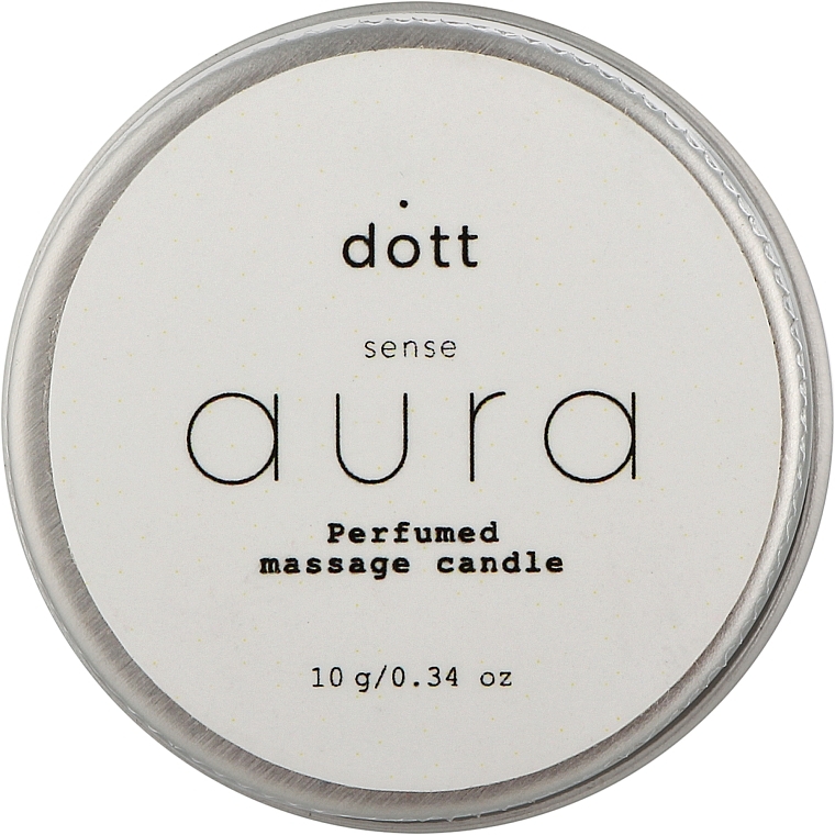 Парфюмированная массажная свеча - Dott Sense Aura Perfumed Massage Candle