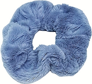 Резинка для волосся "Puffy", темно-блакитна - Yeye — фото N1