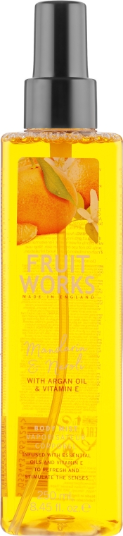 Спрей для тела "Мандарин и нероли" - Grace Cole Fruit Works Body Mist Mandarin & Neroli