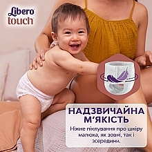 Подгузники-трусики детские Touch Pants 6 (13-20 кг), 56 шт. (2х28) - Libero — фото N7