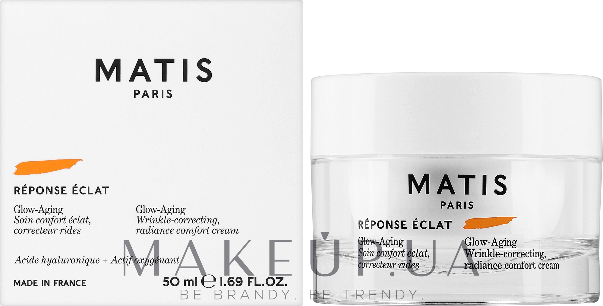 Антивіковий крем для обличчя - Matis Reponse Eclat Glow-Aging Comfort Radiance — фото 50ml