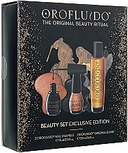 Духи, Парфюмерия, косметика Набор - Orofluido Exclusive Edition Beauty Set (elixir/50ml + nail/2x15ml)