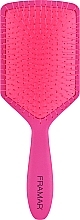Распутывающая расческа для волос, розовая - Framar Paddle Detangling Brush Pinky Swear — фото N1