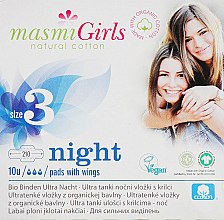 Прокладки ультратонкие гигиенические для подростков Girl, 10 шт - Masmi — фото N1