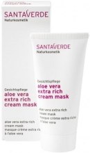 Парфумерія, косметика Суперпоживна кремова маска з алое вера - Santa Verde Special Facial Care Aloe Vera Extra Rich Cream Mask