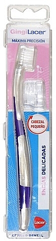 Зубная щетка, фиолетовая - Lacer Gingilacer Small Brush Head — фото N1