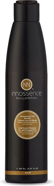 Кератиновий шампунь для волосся - Innossence Innor Gold Keratin Hair Shampoo — фото N1