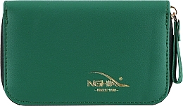 Манікюрний набір 4 предмети, MD.32, у зеленому футлярі, світло-золотистий - Nghia Export Manicure Set — фото N2