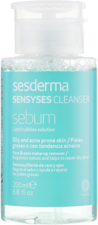 Лосьйон для очищення шкіри - SesDerma Laboratories Sensyses Cleanser Sebum — фото N1