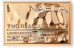Кремовий бальзам для щік і губ - Nabla Two Reasons — фото N1