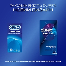 Презервативи латексні з силіконовою змазкою DUREX® Extra Safe (максимальна надійність), 12 шт - Durex Extra Safe — фото N4