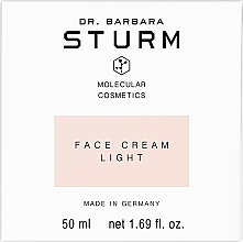 Легкий зволожувальний крем для обличчя - Dr. Barbara Sturm Face Cream Light — фото N3