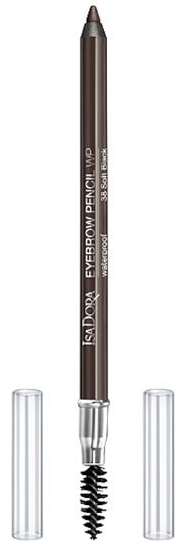 Водостойкий карандаш для бровей с щеточкой - IsaDora Eyebrow Pencil WP — фото N1