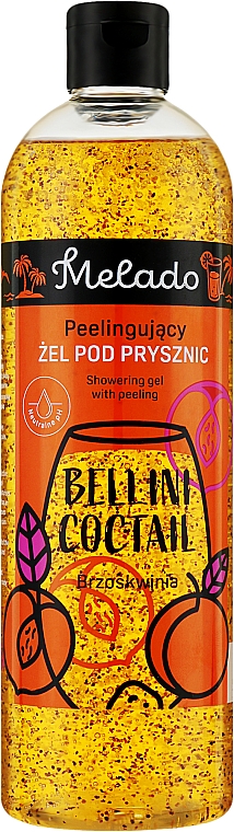 Гель для душа со скрабом "Беллини" - Natigo Melado Shower Gel Bellini Coctail — фото N1