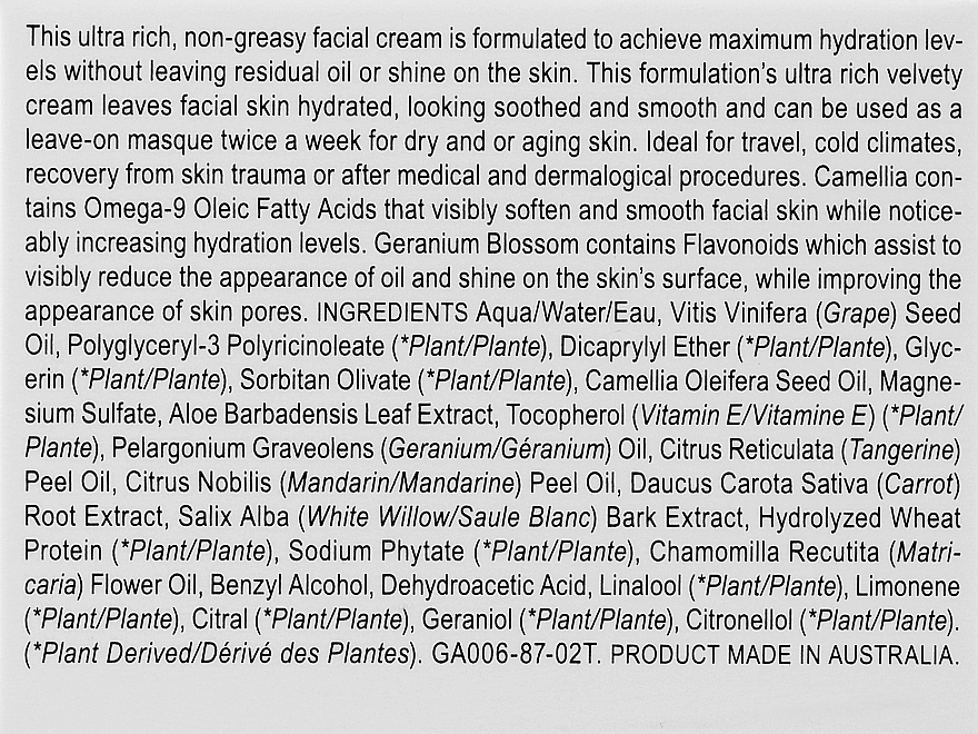 Крем для обличчя зволожувальний і відновлювальний - Grown Alchemist Hydra-Repair Treatment Cream — фото N3