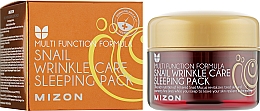 Улиточна нічна маска від зморшок - Mizon Snail Wrinkle Care Sleeping Pack — фото N2